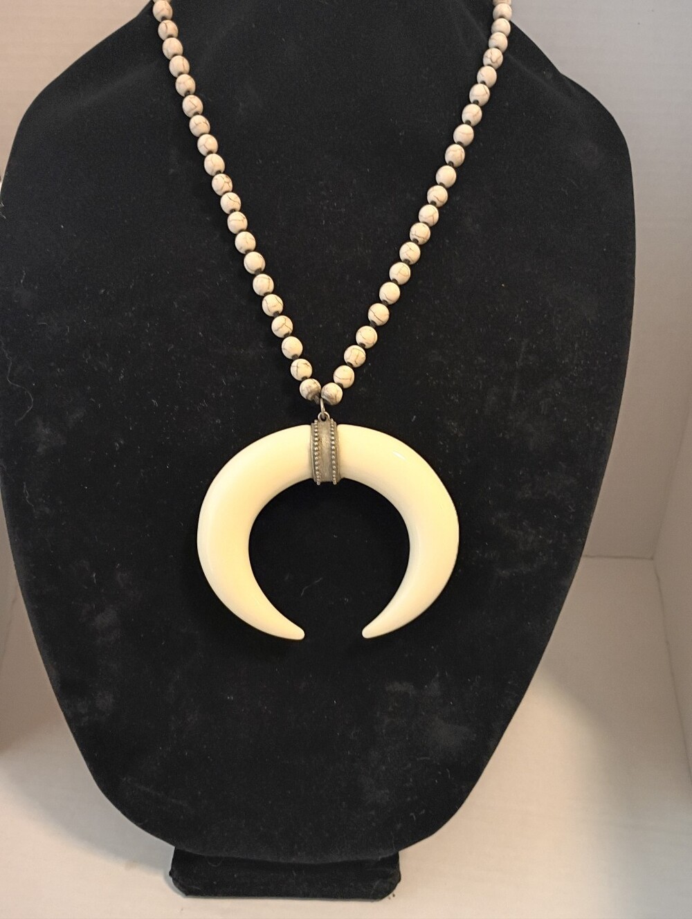 Phenomenal Vintage Crescent Moon Necklace